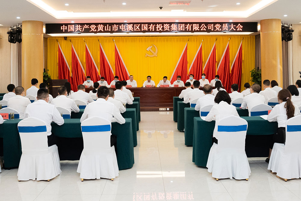屯溪區(qū)國投集團召開黨員大會暨第一屆黨委、紀委選舉大會